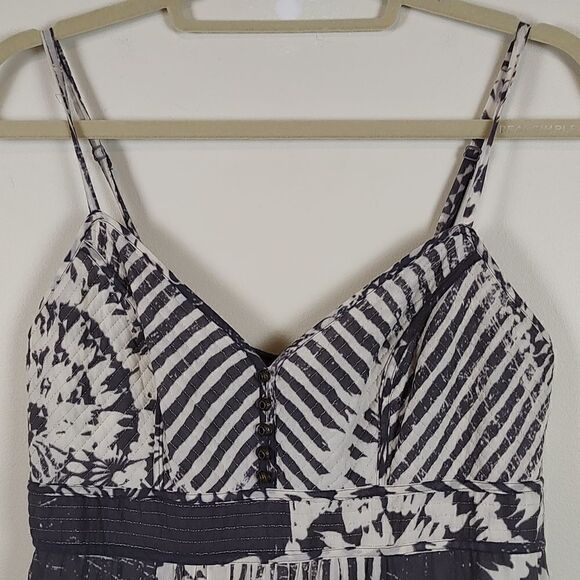 Monsoon Gray Batik Patterned Empire Waist Maxi Dress - Picture 2 of 12